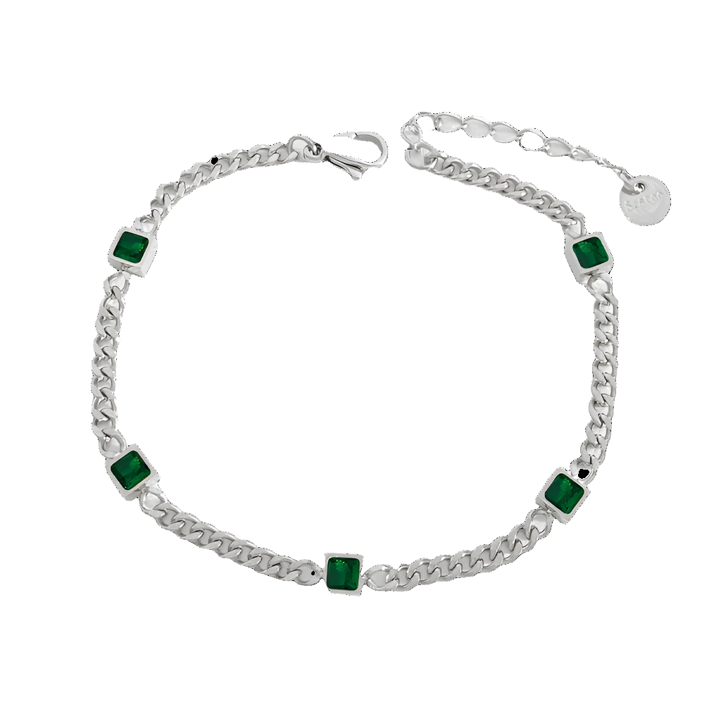 Chain and Stone Bracelet