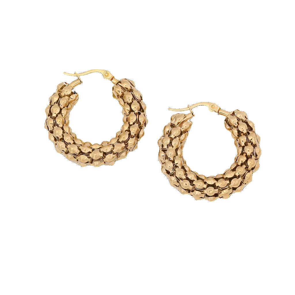 Round Chain Earrings