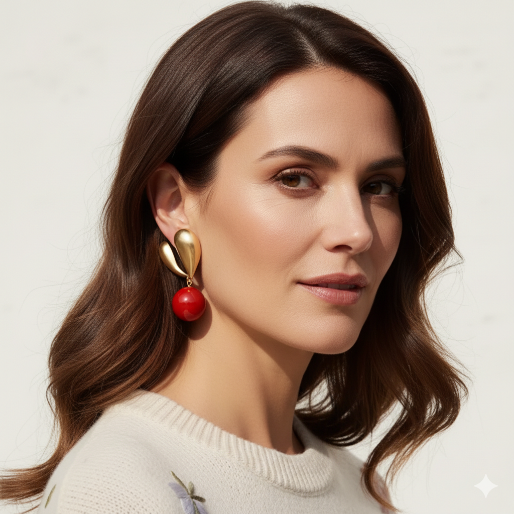 Heart Petal earrings