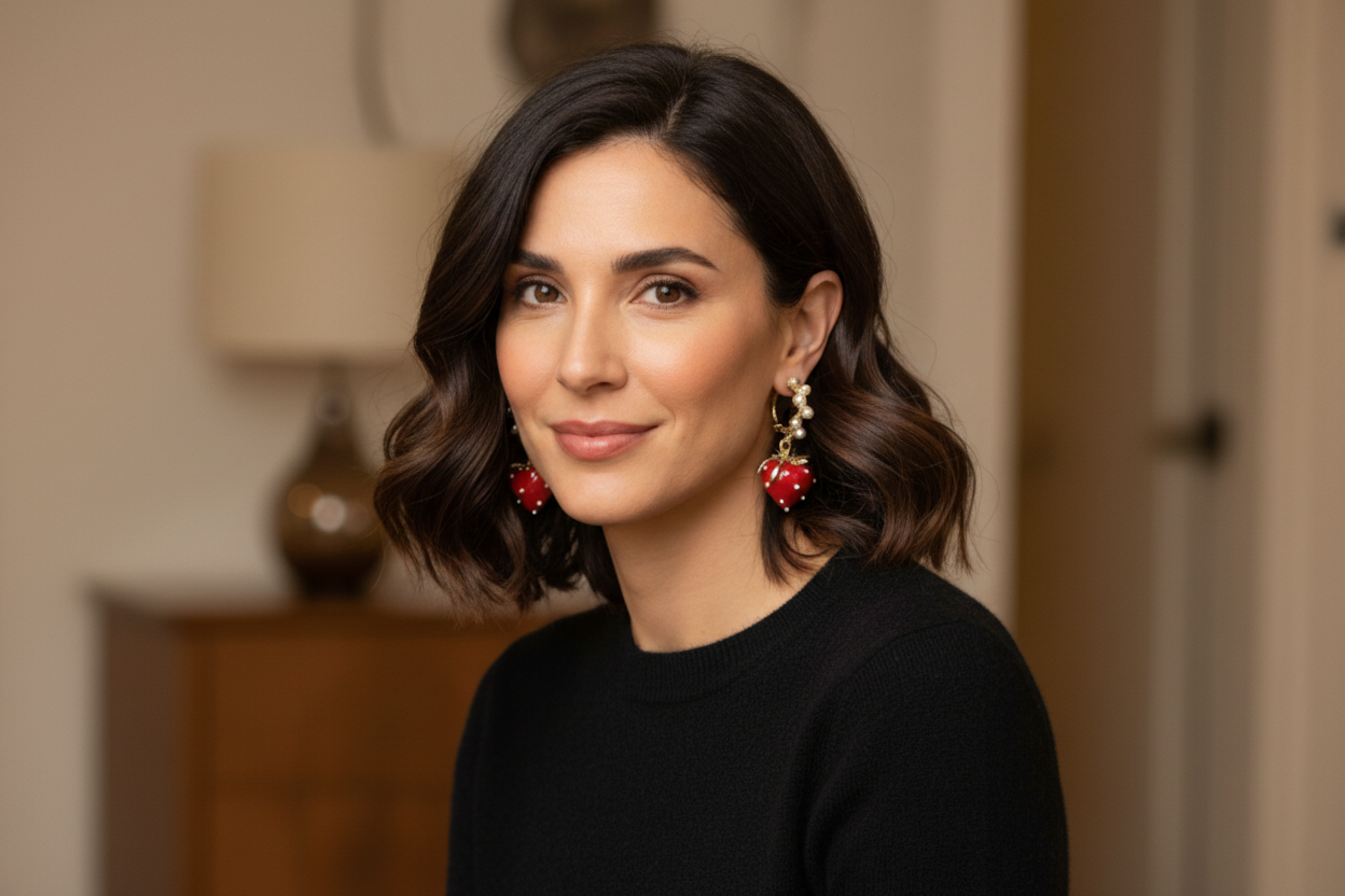 Pearl-Topped Strawberry Drops