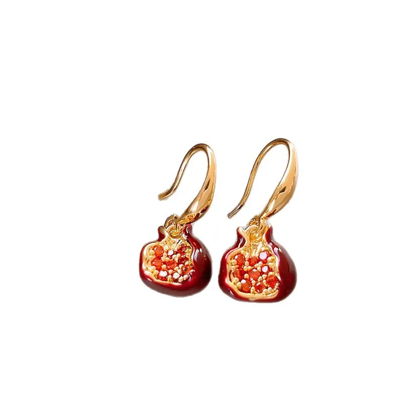 Gilded Garnet Pomegranates
