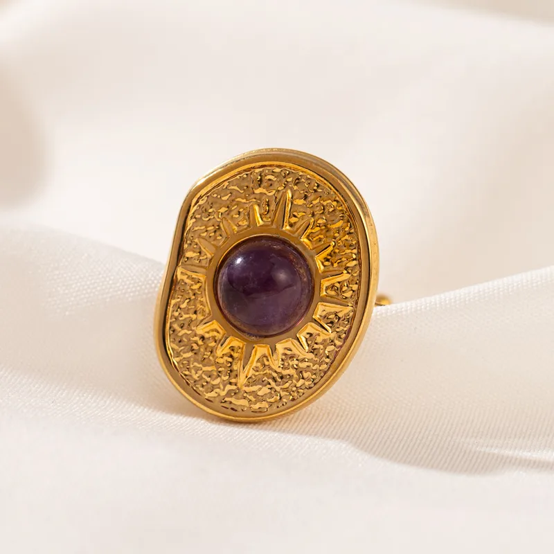 The Amethyst Solstice Ring