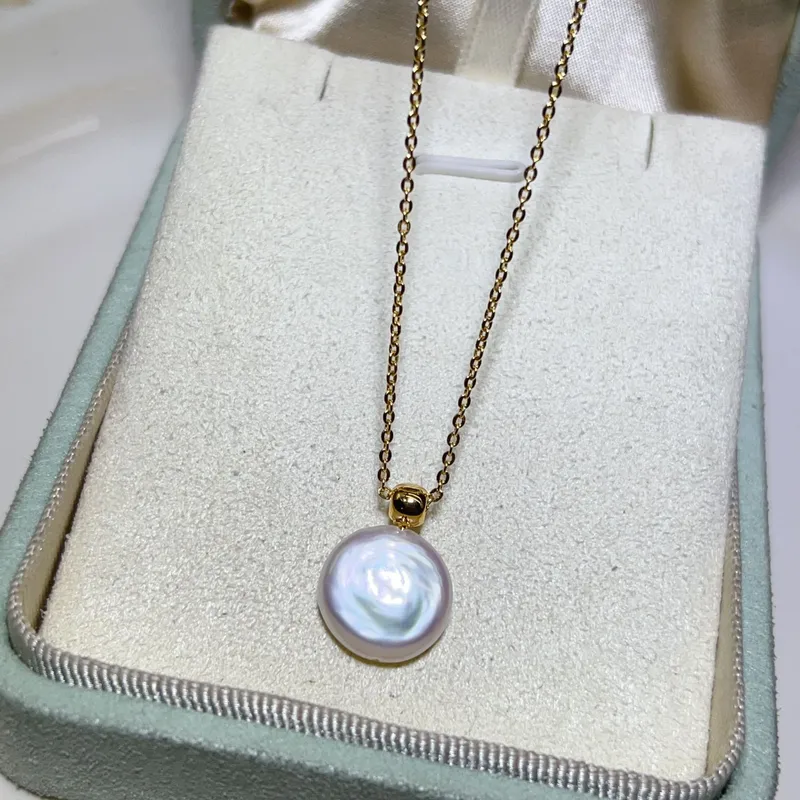 Luna Coin Pearl Necklace