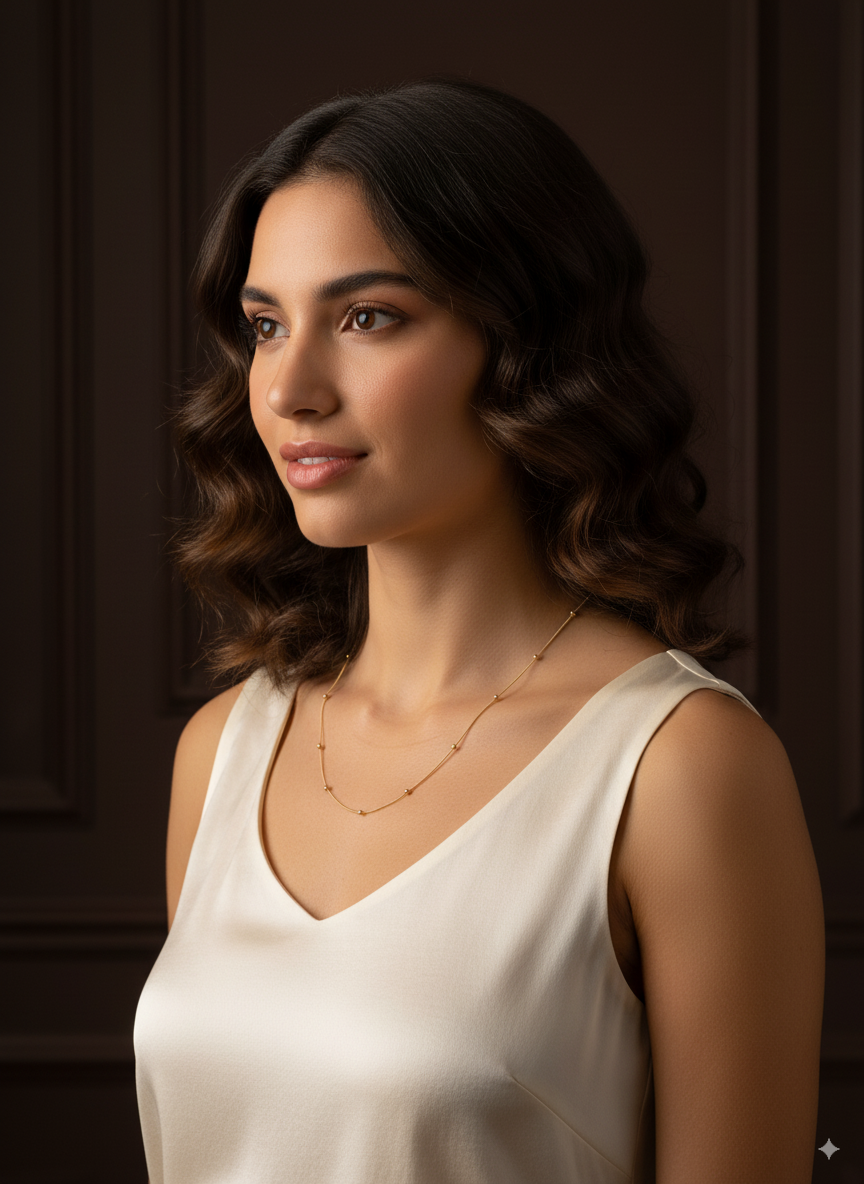 Droplet Short Necklace