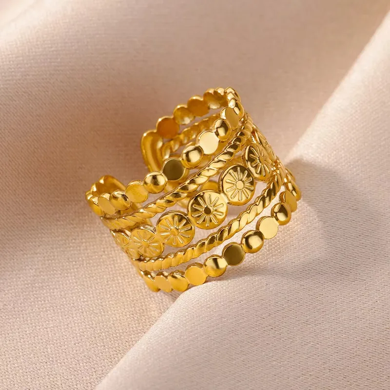 The Soleil Multi-Band Ring