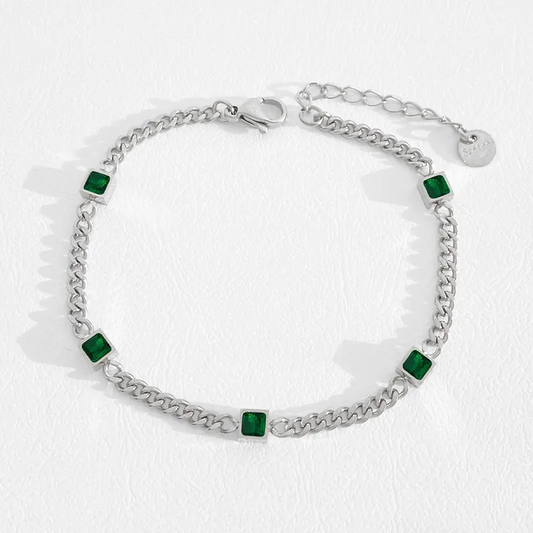 Chain and Stone Bracelet
