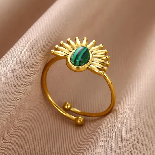 Half Flower Ring