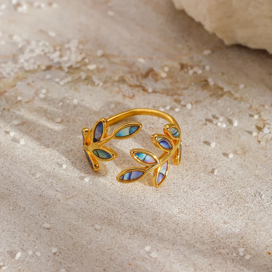 Floral open Ring
