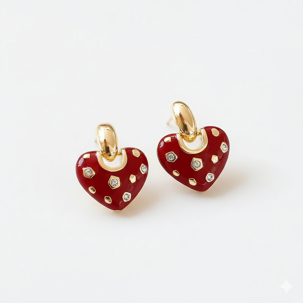 Fragola Pave Studs