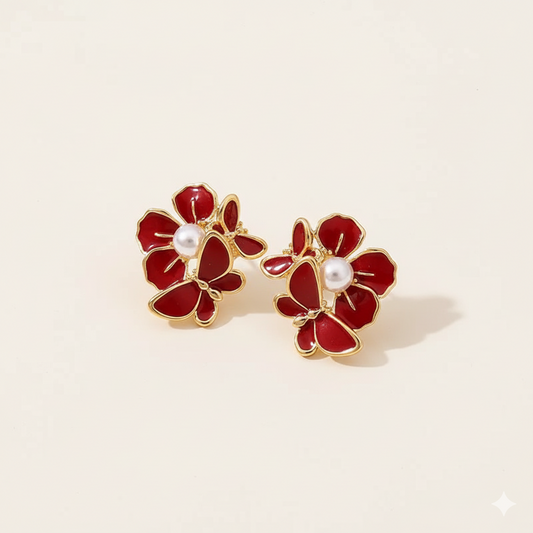 Mariposa Pearl Studs