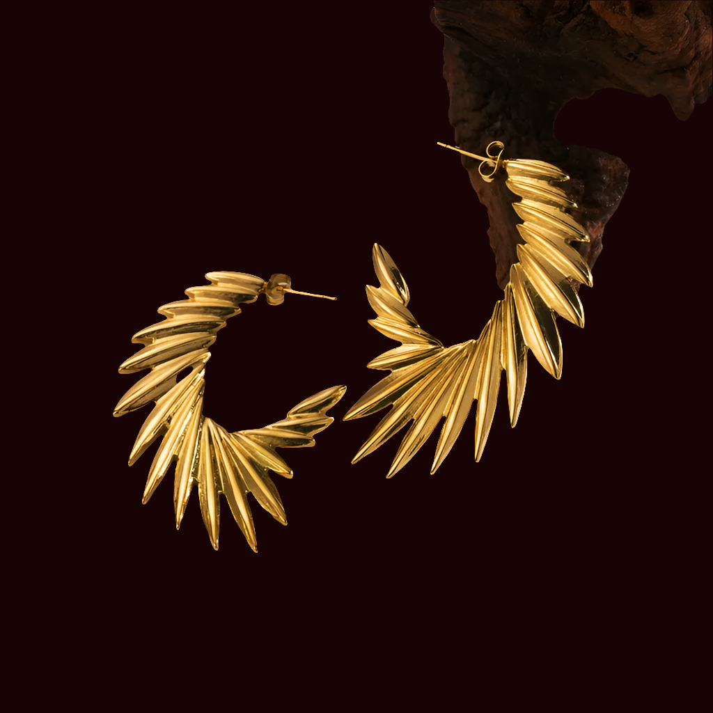 Drama Rays Earrings studs