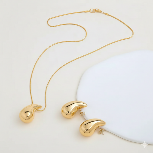 Golden Teardrop Set