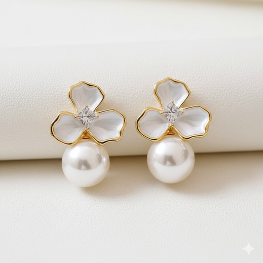 Pearl Bloom Studs