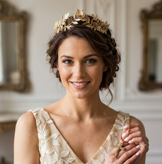 Gilded Laurel Crown