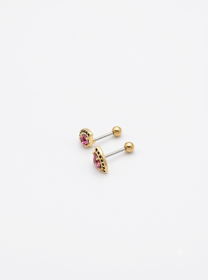 Watermelon Screw-Back Studs
