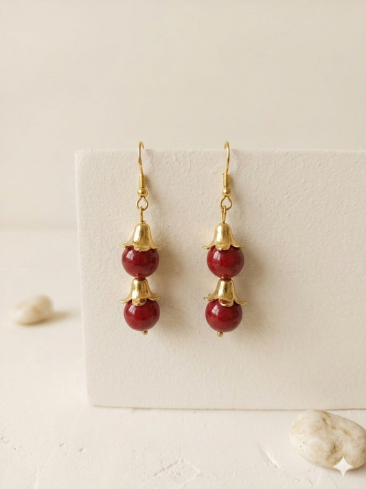 Gilded Rosebud Drops