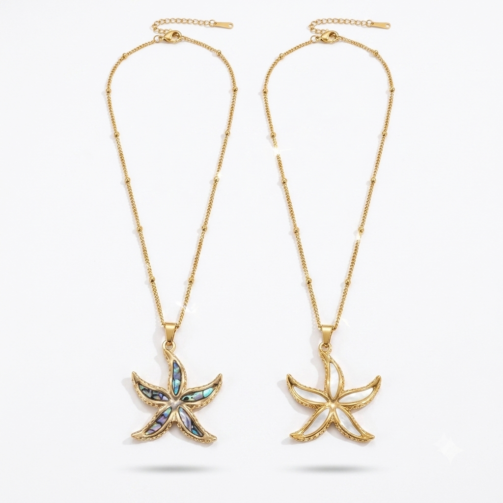 Sea star necklace
