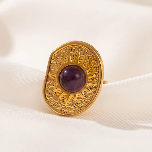 The Amethyst Solstice Ring