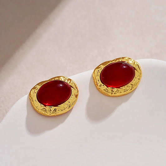 Hammered Ruby Cluster