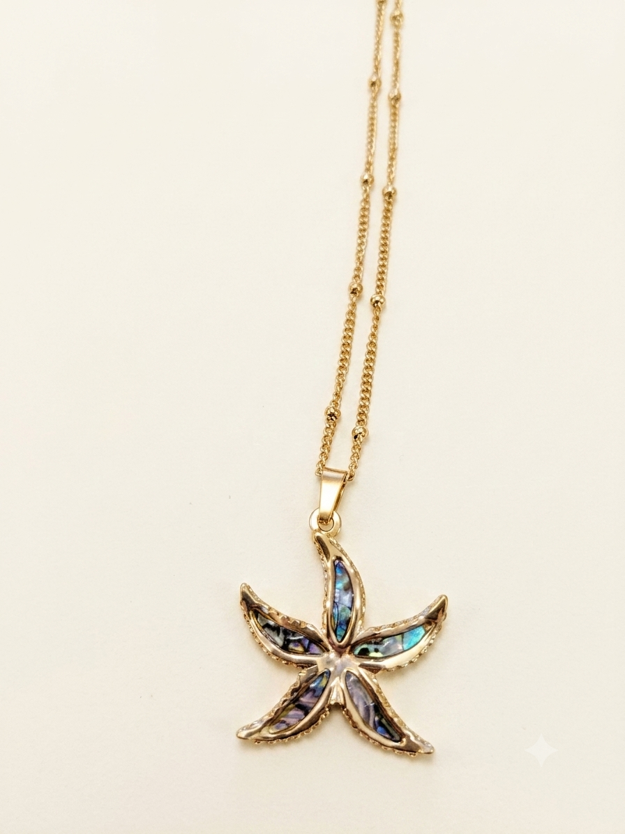 Sea star necklace