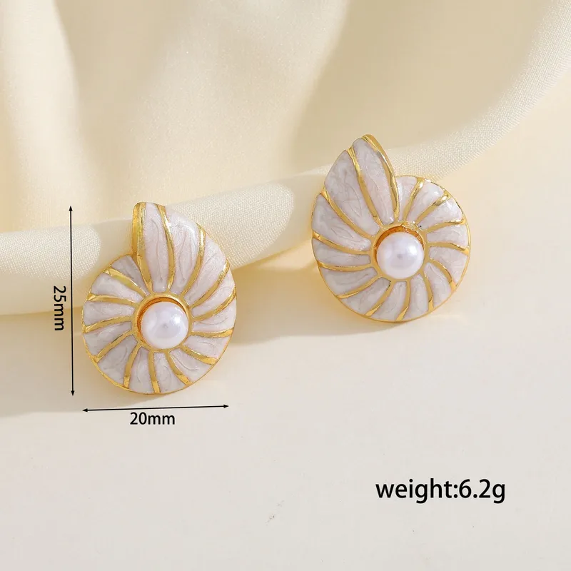 The Siren Shell Studs
