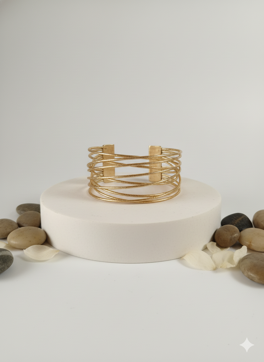 Golden Spun Cage