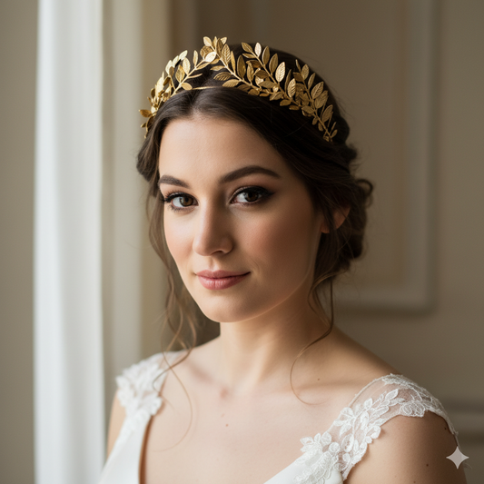 Gilded Laurel Crown