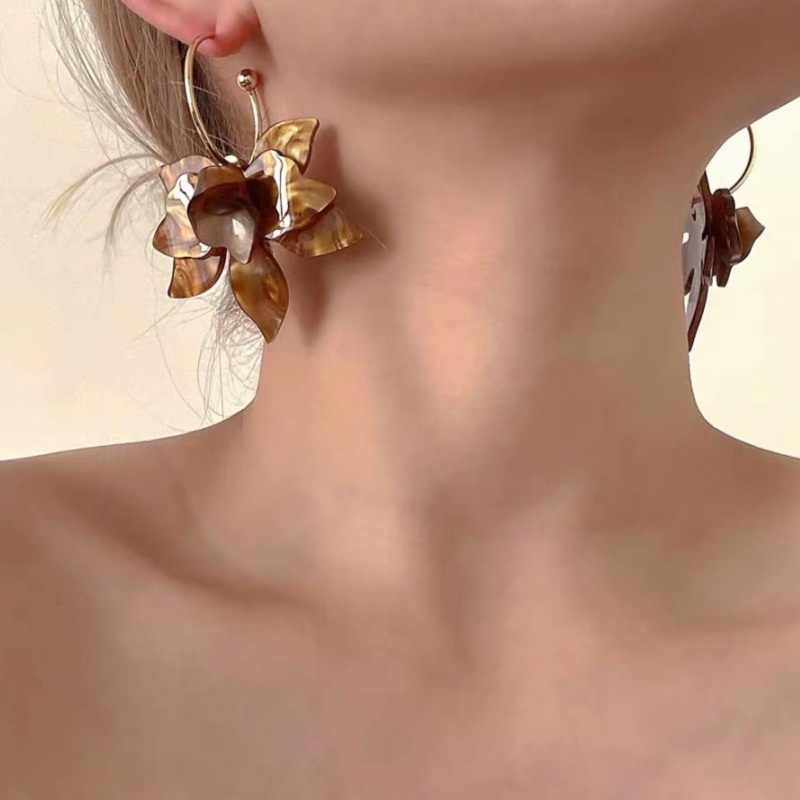 Acetate Flower Hoops