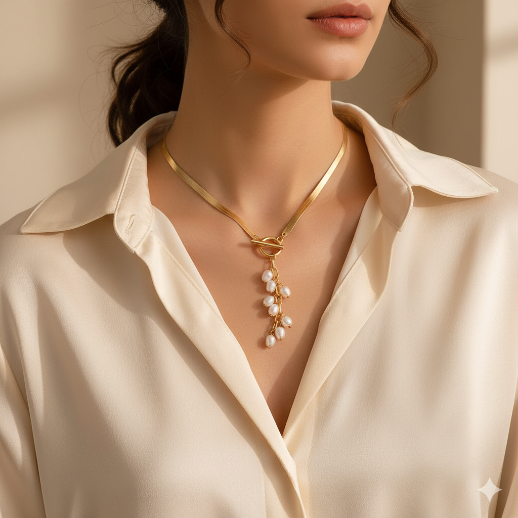 Toggle Cascade Necklace