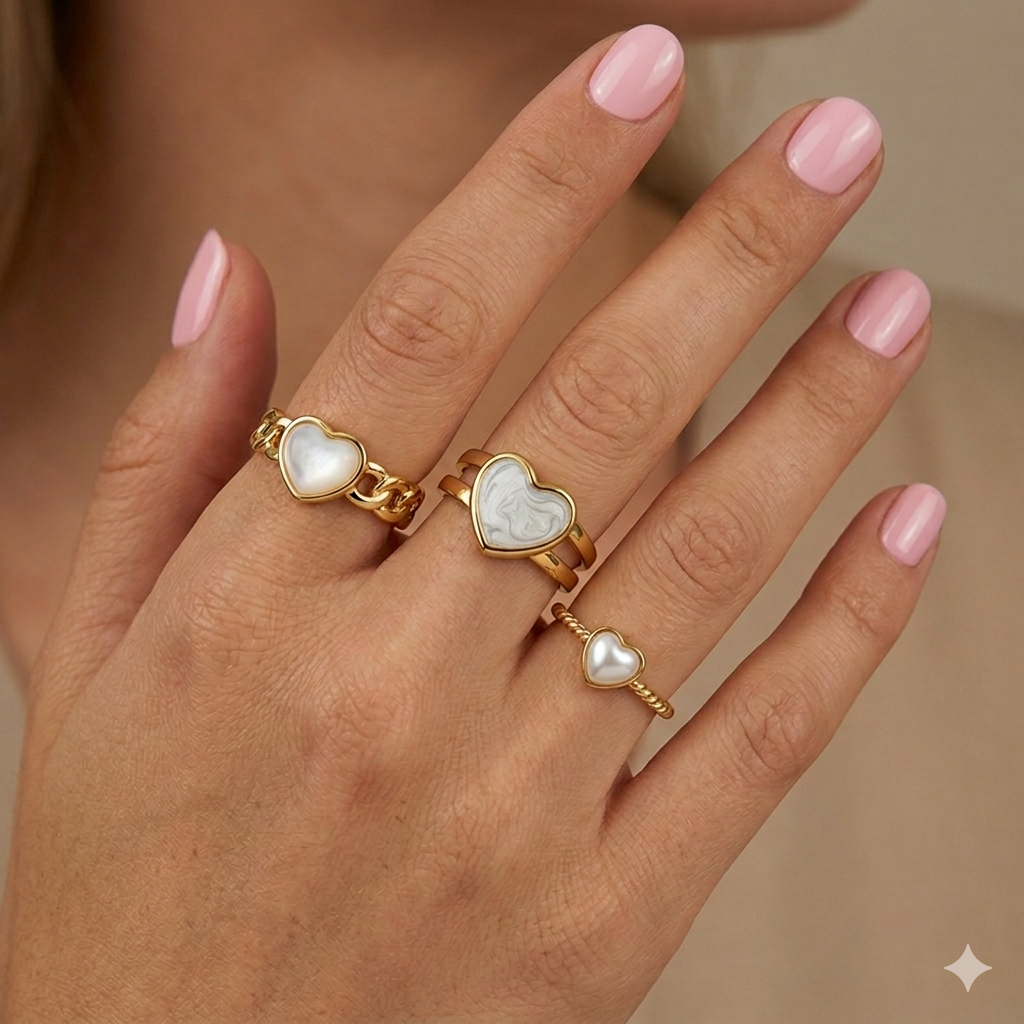 Core Hearts rings collection